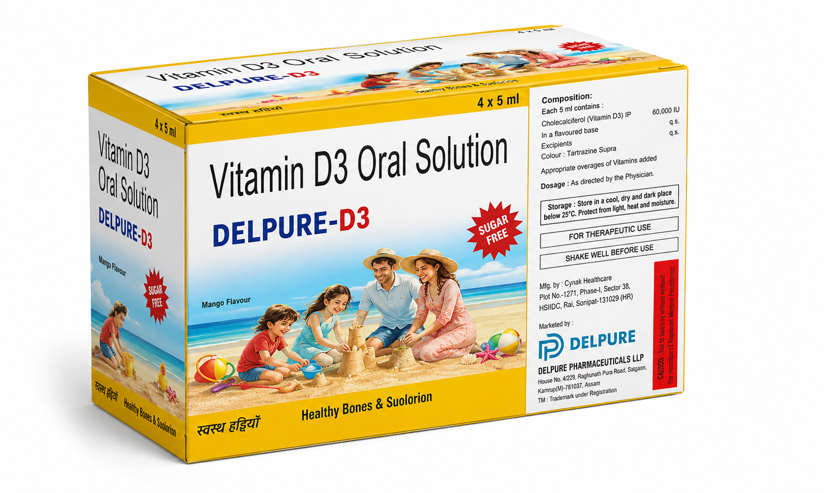 DELPURE-D3 Vitamin D3 Nano Shot