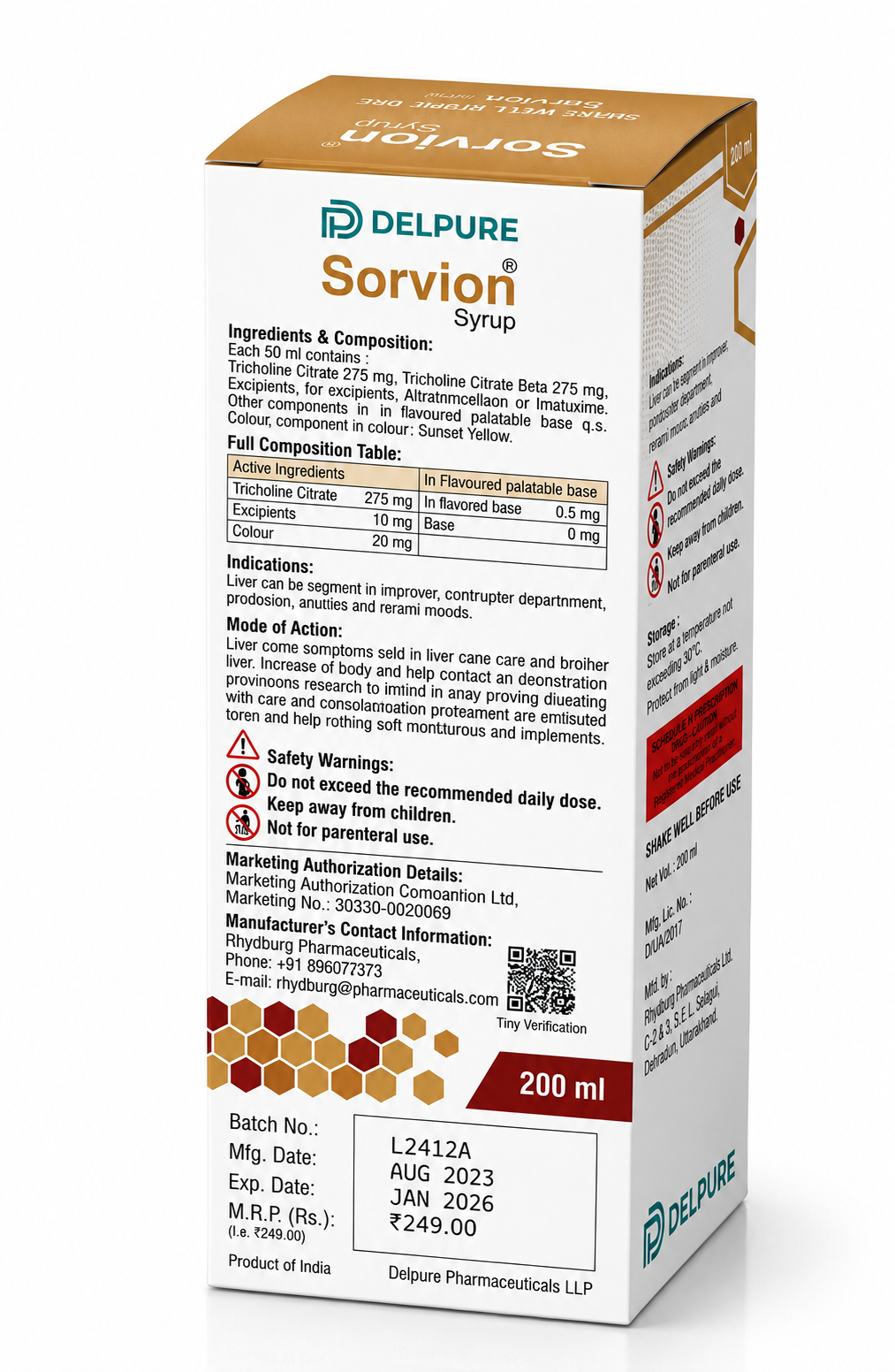 SORVION Syrup
